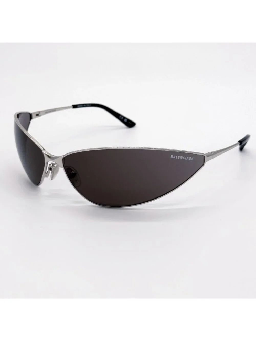 NEW BALENCIAGA BB0315S 004 SUNGLASSES SILVER UNISEX EYEWEAR BALENCIAGA